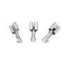 DLAHPJPT Automotive Electrical connectors 100 PCS 6.3 Series 0.4 Thic Brass Tinned Female Crimp Terminal Brass Wire Connector Fit Compatible Car Relay DJ623-E6.3A/B/C(100 PCS DJ623-E6.3A) view 2