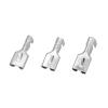 DLAHPJPT Automotive Electrical connectors 100 PCS 6.3 Series 0.4 Thic Brass Tinned Female Crimp Terminal Brass Wire Connector Fit Compatible Car Relay DJ623-E6.3A/B/C(100 PCS DJ623-E6.3A) view 3