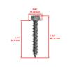 Caltric 7519330 Screw Bolts Compatible with Polaris Clutch Cover Mounting Screw RZR Ranger 500 570 900 1000 M6x35 view 2
