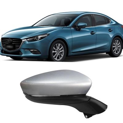 Passenger Side Mirror Fit for 2020 2021 Mazda 3 Axela Side Mirror Replacement Side Mirror Assembly Side View Mirror Side Door Mirrors Car Rear View Mirror Accessories (13 Wires)