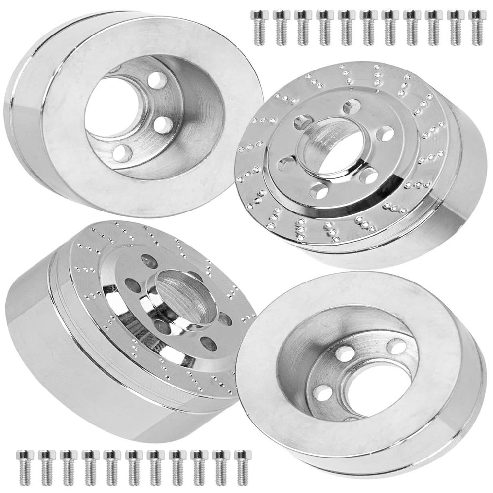 RCMYou RC 1.9" 2.2" Heavy Duty Wheel Weights Upgrades Part for 1/10 TRX4 SCX10 SCX10 II 90046 SCX10 III D90 RC Beadlock Rims Crawler,Heavy Duty Wheel Weights