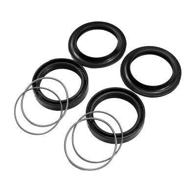 35X48X11 Motorcycle Front Fork Damper Oil Dust/Seal For H2 Mach IV KZ550D/H GPZ ZX550 GPZ RT180 RZ350 SR500(Oil and dust seal)