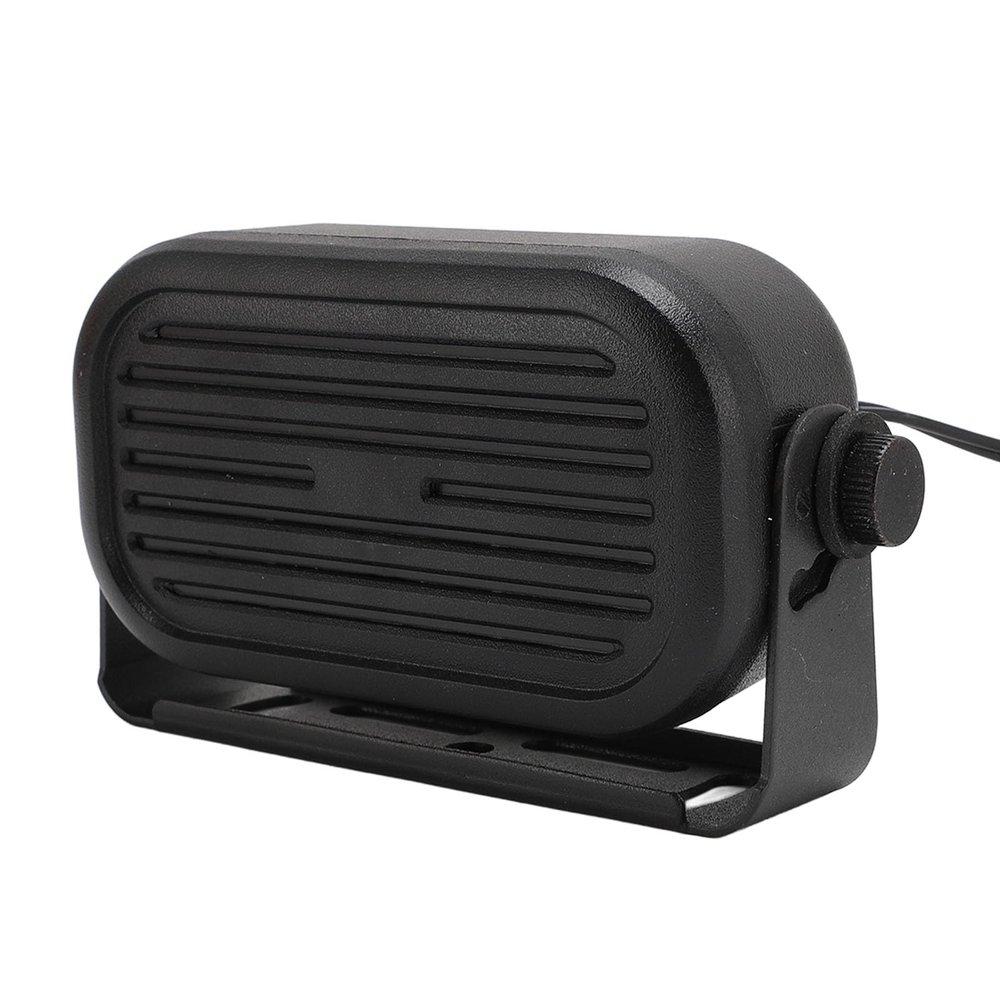 ASHATA 3.5mm Car External Speaker, SP35L Car Speaker and Clear Sound, Easy Installation and Flexible Placement, Fits Most Radios, for IC2730 ID4100,