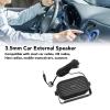 ASHATA 3.5mm Car External Speaker, SP35L Car Speaker and Clear Sound, Easy Installation and Flexible Placement, Fits Most Radios, for IC2730 ID4100, view 3