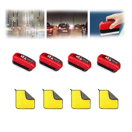 VIED Automotive Oil Film Cleaning Brush, Universal Glass Cleaning Wipe Board (4)