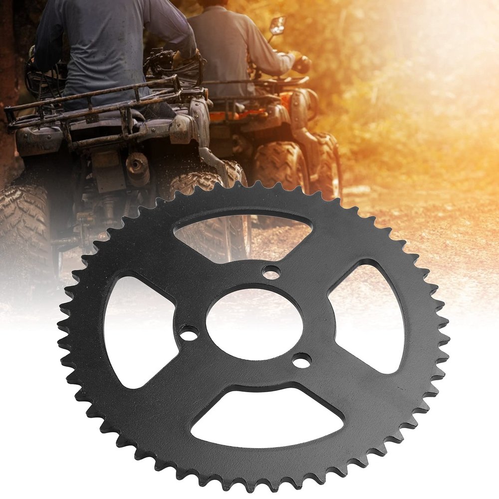 54T T8F Steel Sprocket for 47cc/49cc Bikes, ATVs, Go-Karts, and Electric Bicycles