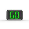 GPS Digital Speed Meter with MPH, Car Head Up Display for All Cars, USB Cable Plug & Play (X1-Green-New) view 1