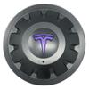 Wheel Logo Decal Overlay Stickers for Tesla, Uberturbine/Arachnid/Cyberstream, 5-pc Set (Satin Purple Metallic) view 1