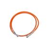 Partuto Hydraulic Brake Hose Line Pipeline, 120cm 47.24" 10mm 0.39" Braided Oil Pipe W/Tube Nut Universal for Motorcycle ATV Go Kart Durable Stainless Steel Orange with Spring Replacement view 1