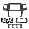 Sound-way - Single DIN Car Radio Frame Installatio 9 Inch Android Car Radio Frame Kit/Fit For TOYOTA Fortuner Hilux SW4 2005-2015 Auto Stereo Center Console Holder Fascia Trim Bezel Car Front Side Ai view 2