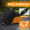 Tokept Scooter Cover, Waterproof Outdoor Moped & Vespa Cover, Orange view 4