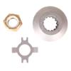SouthMarine Boat Engine 73345 92647M 73345A1 18-4233 Thrust Washer, 76281 Tab Washer, 69578Q1 18-3704 Propeller Nut for Mercury 25HP 30HP 35HP 40HP 45HP 50HP 60HP 70HP Outboard Motor Prop Shaft view 2