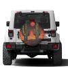 Delerain Cactus with Sunset Spare Tire Cover Wheel Protectors Sun Protector Waterproof for Trailer RV SUV Truck and Many Vehicle(16 Inch for Diameter 29"-31") view 2