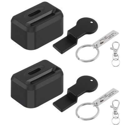 QOPAHI Car Seat Buckle Guard, Seatbelt Locks for Kids/Special Needs from Unbuckle Belts, Belt Buckle Holder Seatbelt Buckle Cover Locking Clip Fits Almost Vehicles(2Pack)