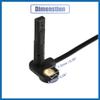 A ABSOPRO Rear Left ABS Sensor Wheel Speed Sensor for MITSUBISHI LANCER 2009-2010 No.4670A157 Item Replacement view 3