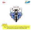 CHZDPP Electric Tricycle Protective Cover for All Sanbengzi, Sanbengzi Awning for Rain Sun Snow Proof, Tricycle Frame Canopy with Reflective Strips(Gray,31.5inch/80cm Wide) view 2