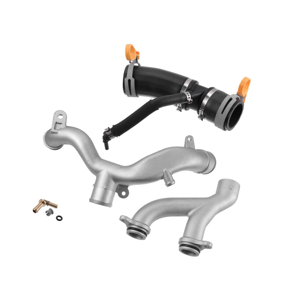 HEROFFIX Engine Coolant Pipe Water Outlet Tube for Land Rover for Range Rover Sport Velar for Range Rover Discovery Defender 110 NO.LR090630/LR092992 Radiator Coolant Flange Replace Parts
