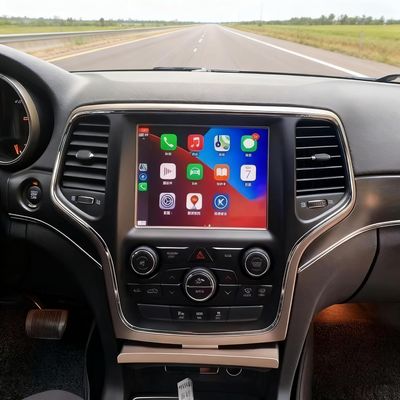 Android 13 Car Stereo Radio Compatible for GrandCherokee/Ram/Wrangler 2015-2021 8.4 Touch Screen Car Audio with Carplay Android Auto/WiFi/GPS AHD Camera Microphone, [2+32G]