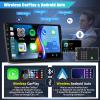 Android 13 Car Stereo Radio Compatible for GrandCherokee/Ram/Wrangler 2015-2021 8.4 Touch Screen Car Audio with Carplay Android Auto/WiFi/GPS AHD Camera Microphone, [2+32G] view 3