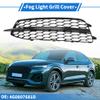 VekAuto 1pc Fog Light Grill for Audi A6 C7 2011-2014 Durable ABS Black Front Left Front Lower Bumper Fog Light Cover Inserts with Hole view 2