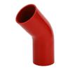 X AUTOHAUX 1 Pcs 83mm/3.27" ID 120mm/4.72" Length 45 Degrees Red Car Silicone Hose Coolant Hose Universal view 1
