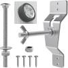 Arilaca Trailer Spare Tire Mount for Utility Trailer Accessories, Silver Steel Wall Mount, Max Load 150 lbs view 1