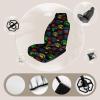 OXJOIIS Seat Covers for Cars Cool Video Game Weapon Funny Gamer Fire Pattern Car Seat Covers for Front Seats, Automotive Interior Covers for Car Truck SUV view 4