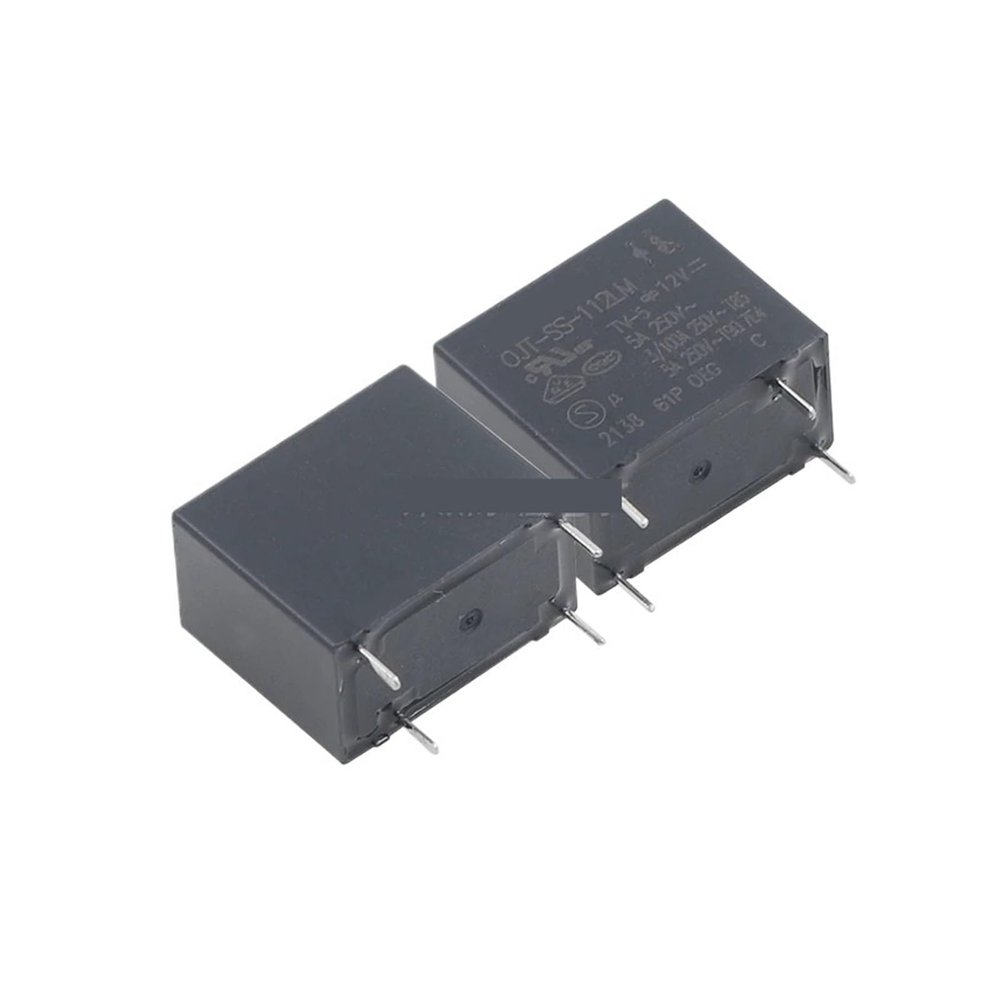 5Pcs OJT-SS-112LM 12VDC 4PIN 5A 12V power relay