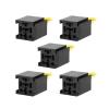 5pcs DC 12V/24V 80A 4 Terminals Relay Socket Harness Connector for Auto Car view 1