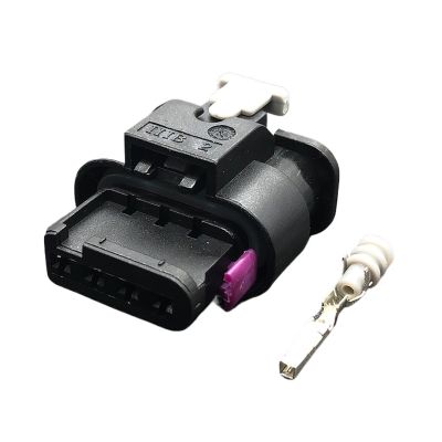 DLAHPJPT Automotive Electrical connectors 2/3/4/5/6 Pin Auto Wire Connector Pl/*UG Reversing Radar Female Socket for DJ7032C-1.5-21/DJ7052-1.2-21/DJ7042-1.2-21 1718653-1 1-1924067-4(4 Pin,1 Set)