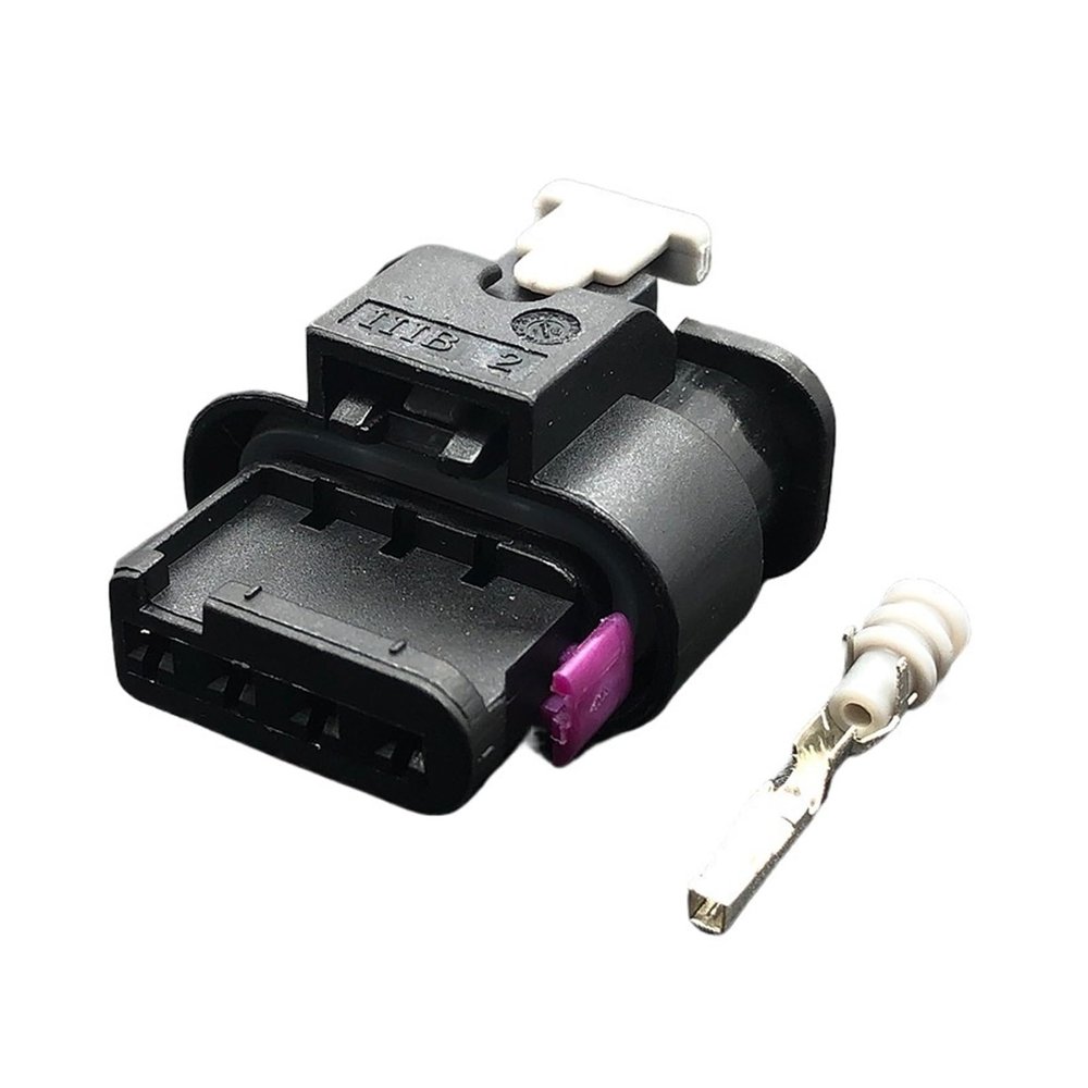 DLAHPJPT Automotive Electrical connectors 2/3/4/5/6 Pin Auto Wire Connector Pl/*UG Reversing Radar Female Socket for DJ7032C-1.5-21/DJ7052-1.2-21/DJ7042-1.2-21 1718653-1 1-1924067-4(4 Pin,1 Set)