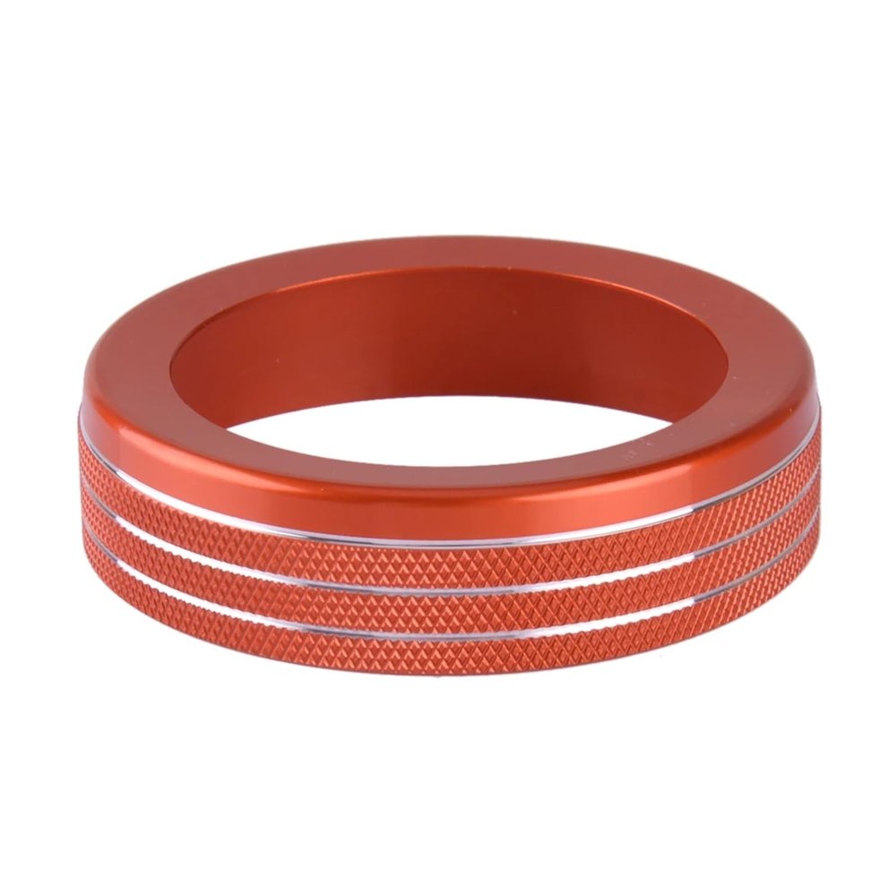 Car Center Console Gear Shift Knob Trim Ring Fit for Ford Maverick 2023 2022 Orange Aluminum Alloy New