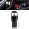 x xotic tech Car Trash Can with Lid, Leakproof Diamond Design Mini Garbage Bin, Portable Auto Rubbish Dustbin Accessories for Automotive Car, Home, Office, Kitchen, Bedroom (Gold) view 1