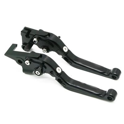 QUNMDYM for Hon&da CRF250L CRF300L 2021 2022 2023 CRF 250 300 L Motorcycle Grips Handle Handlebar CNC Aluminum Adjustable Brake Clutch Levers Lever(Black)
