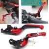 QUNMDYM for Hon&da CRF250L CRF300L 2021 2022 2023 CRF 250 300 L Motorcycle Grips Handle Handlebar CNC Aluminum Adjustable Brake Clutch Levers Lever(Black) view 3
