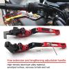 QUNMDYM for Hon&da CRF250L CRF300L 2021 2022 2023 CRF 250 300 L Motorcycle Grips Handle Handlebar CNC Aluminum Adjustable Brake Clutch Levers Lever(Black) view 4