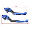 QUNMDYM for Suzuki DL650 V-Strom 2011-2021 2022 2023 Motorcycle CNC Brake Clutch Levers Adjustable Folding Extendable Lever(Red) view 2