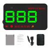 MAIMEIMI Windshield Heads Up Display for Cars GPS Speedometer for Car Digital Speedometer MPH 3.5" HUD Projector Display with Compass, Overspeed Alarm for 5V Vehicles view 1