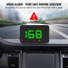 MAIMEIMI Windshield Heads Up Display for Cars GPS Speedometer for Car Digital Speedometer MPH 3.5" HUD Projector Display with Compass, Overspeed Alarm for 5V Vehicles view 4