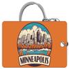 R and R Imports Minneapolis Minnesota Design A Souvenir Acrylic Keychain 1.5" x 2.75 Single view 1