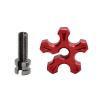 ZHOMBHMA Adjuster Screw Motorcycle CNC Aluminum Clutch Adjustment Screw M8*1.25 for H 600RR 2022 2023(RED) view 1