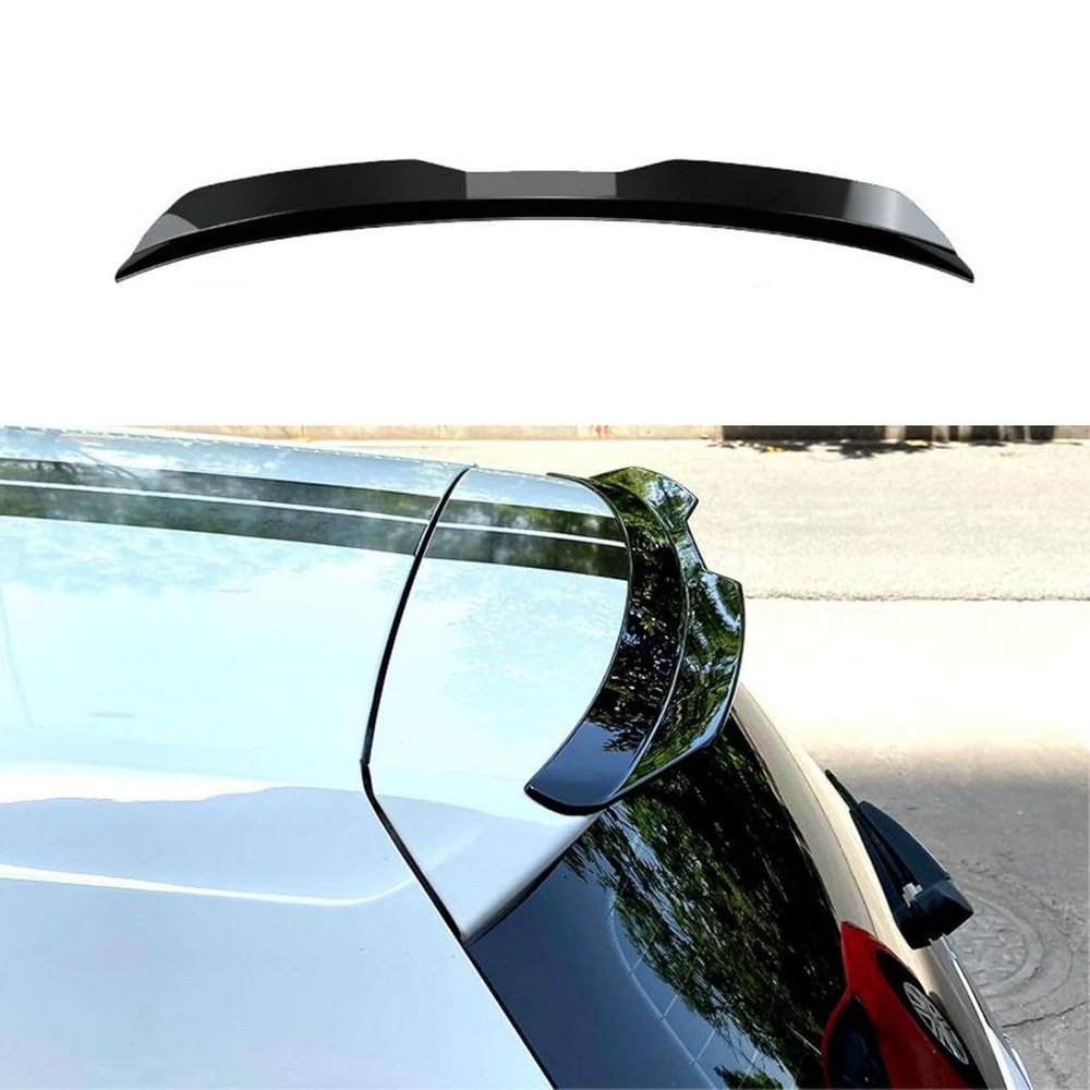 WXJMZMGDM Car Rear Spoiler for Hyundai i30 5-Door/i30 3-Door/i30 Kombi PD GD FD 2008-2024 2025, Rear Trunk Spoiler Tail Wing Rear Roof Spoilers Lip, Car Styling Accessories,Bright Black