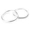 Bacar Silver Car Interior AC -condition Control Switch Button Cover Ring Trim Inner Decor Accessories for Audi A3 8V 2012 2013 2014 2015 2016 2017 2018 2019 view 4