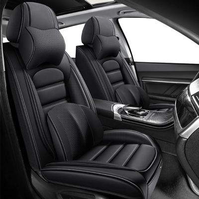 2-Seats Car Seat Covers for Hyundai Accent 2012-2022 Leather Auto Vehicle Seat Covers Excellent Quality Car Seat Cover,Waterproof Wear-Resistant Seat Cover Airbag Compatible(Classic&Black-Luxury)