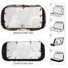 NWTRJ Puppys Pug Car Back Seat Covers Soft Waterproof Cars Rear Bench Cushion Covers Dust and Scratch Proof Auto Backrest Protector Cover Universal Fit Most Trucks SUV Van view 3