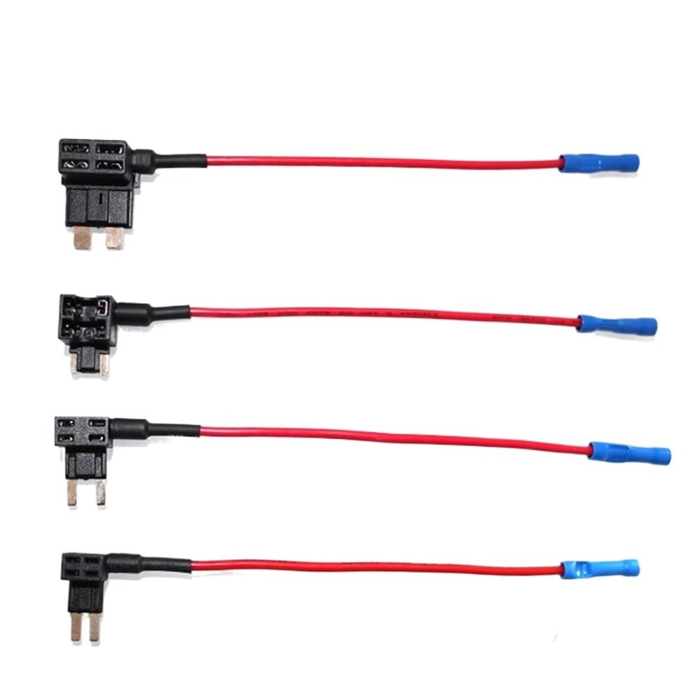 DLAHPJPT Automotive Electrical connectors 1 Piece 12V Mi/*ni Small Middle M2 Size Connector Car Fuse Holder Add-a-Circuit TAP Adapter Mi*/cro Mi*/ni Standard ATM Bla/*de Fuse(2.8-F,1 Pc)