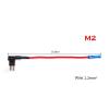 DLAHPJPT Automotive Electrical connectors 1 Piece 12V Mi/*ni Small Middle M2 Size Connector Car Fuse Holder Add-a-Circuit TAP Adapter Mi*/cro Mi*/ni Standard ATM Bla/*de Fuse(2.8-F,1 Pc) view 3