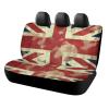 NWTRJ Vintage Union Jack British Flag Car Back Seat Covers Soft Waterproof Cars Rear Bench Cushion Covers Dust and Scratch Proof Auto Backrest Protector Cover Universal Fit Most Trucks SUV Van view 1