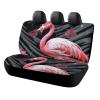 NWTRJ Flamingo Car Back Seat Covers Soft Waterproof Cars Rear Bench Cushion Covers Dust and Scratch Proof Auto Backrest Protector Cover Universal Fit Most Trucks SUV Van view 1