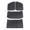 KQXAXSX Headliner Roof Heat Insulation Sound Cotton Black 4pcs Left Right Front Rear Upper Lower for Jeep for Wrangler 2018-2023 Keep Interior Temperatures Down in the Summer-in Summer view 1